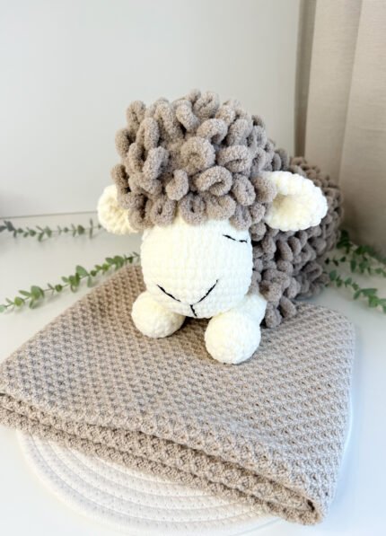 Merino Pusvilnės Siūlų Pledukas