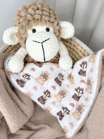 Teddy / medvilnės "Meškiukai" pledukas