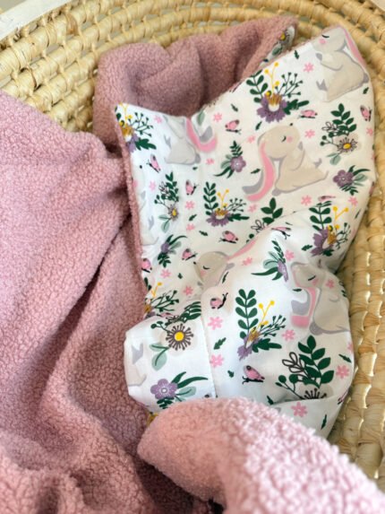 Teddy / medvilnės "Kiškutės" pledukas