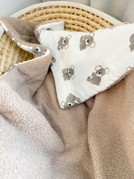 Teddy / muslino "Koaliukai" pledukas